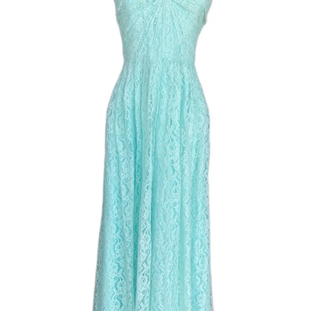 Mint Green Lace Formal Dress sz 12 - Picture 3 of 5